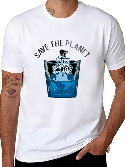 Save the Planet Graphic Tee - Global Warming Awareness