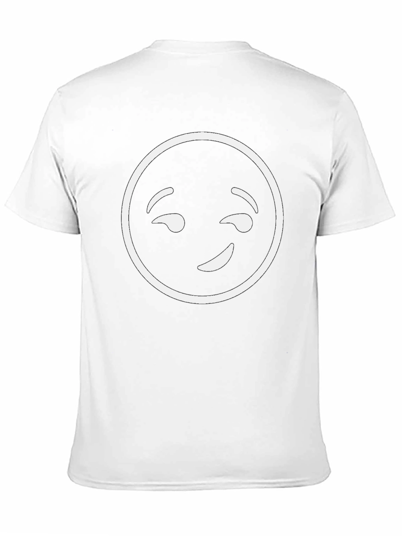 Winking Emoji Graphic T-Shirt - Black