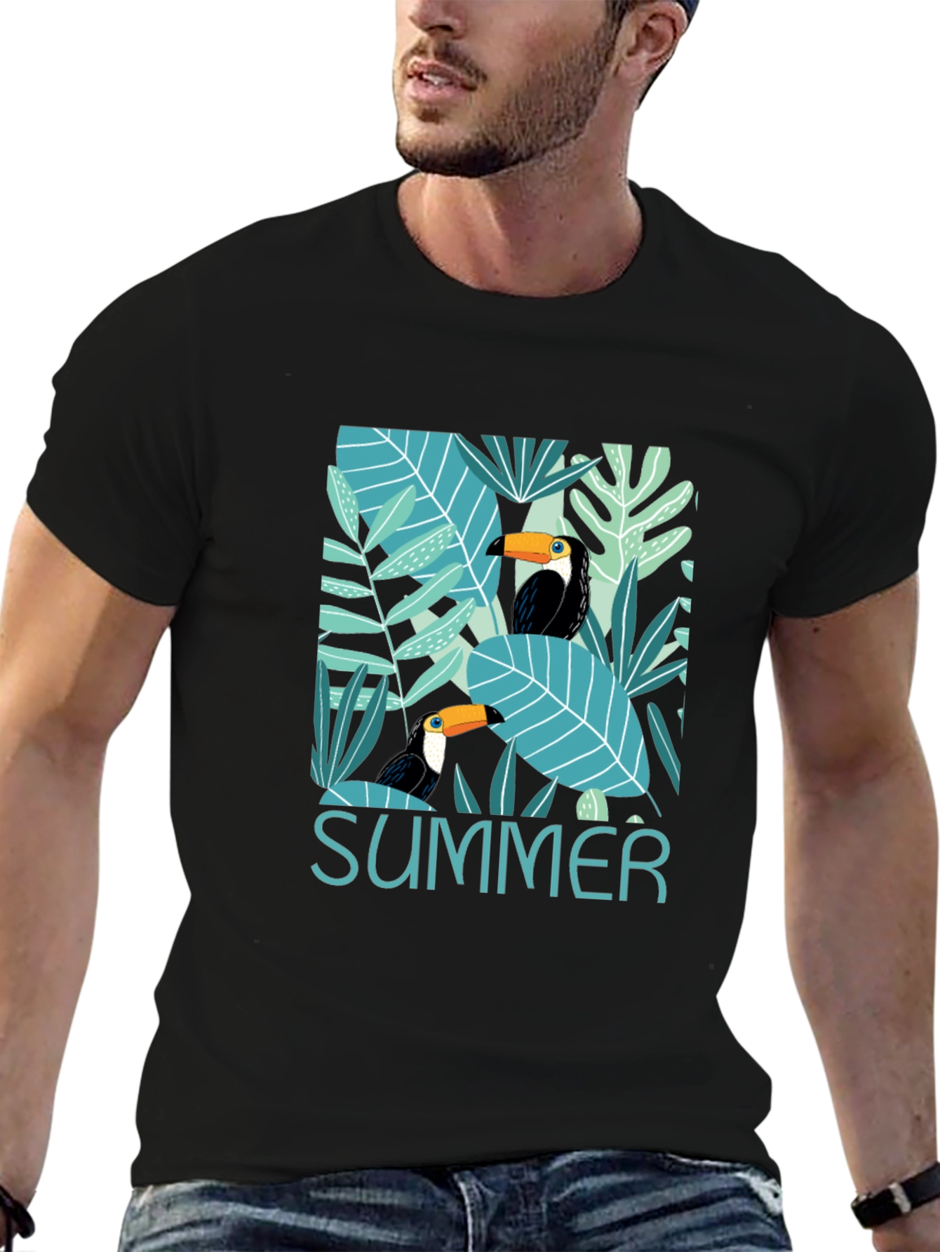 Tropical Toucan Summer T-Shirt