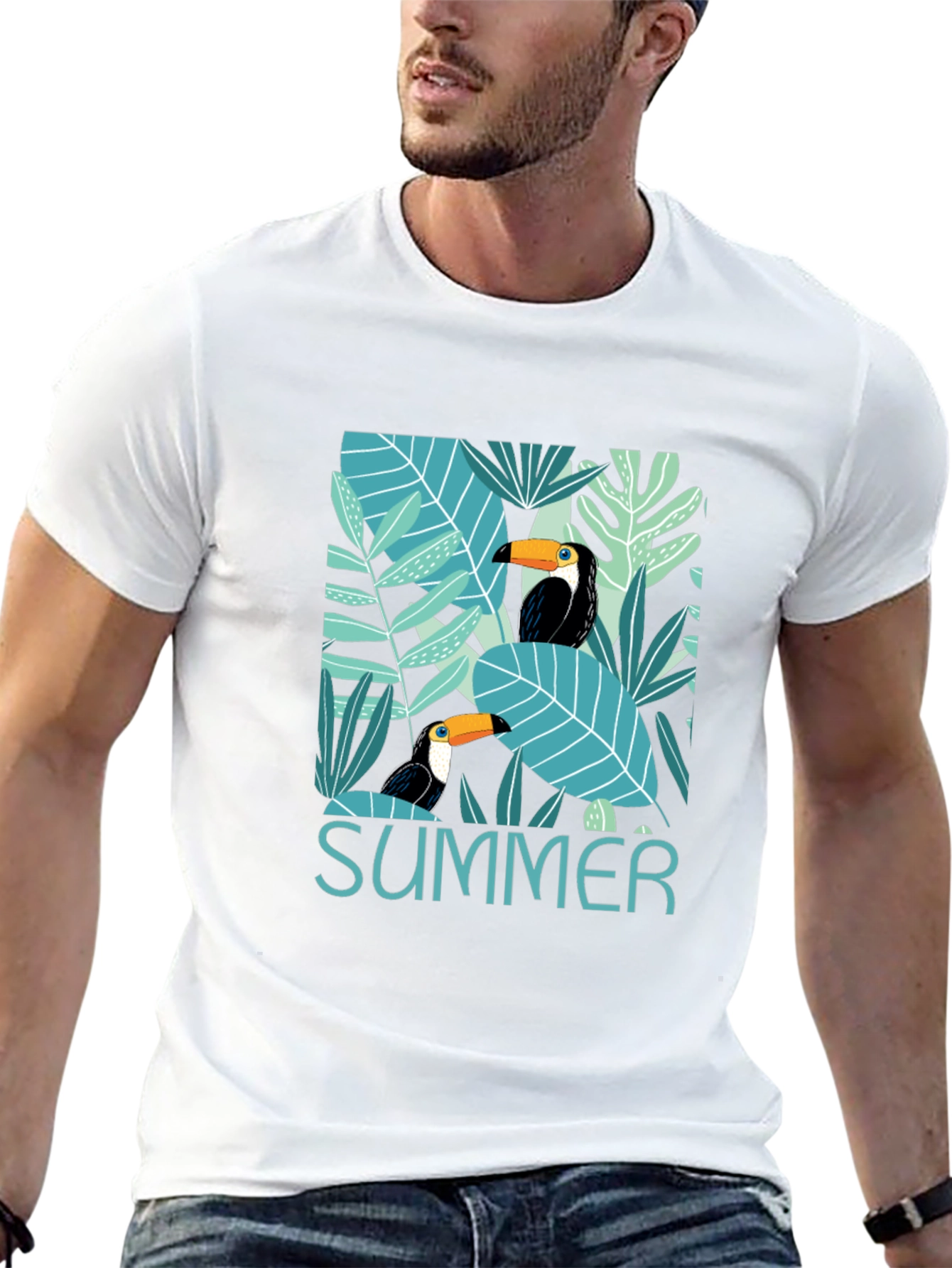 Tropical Toucan Summer T-Shirt