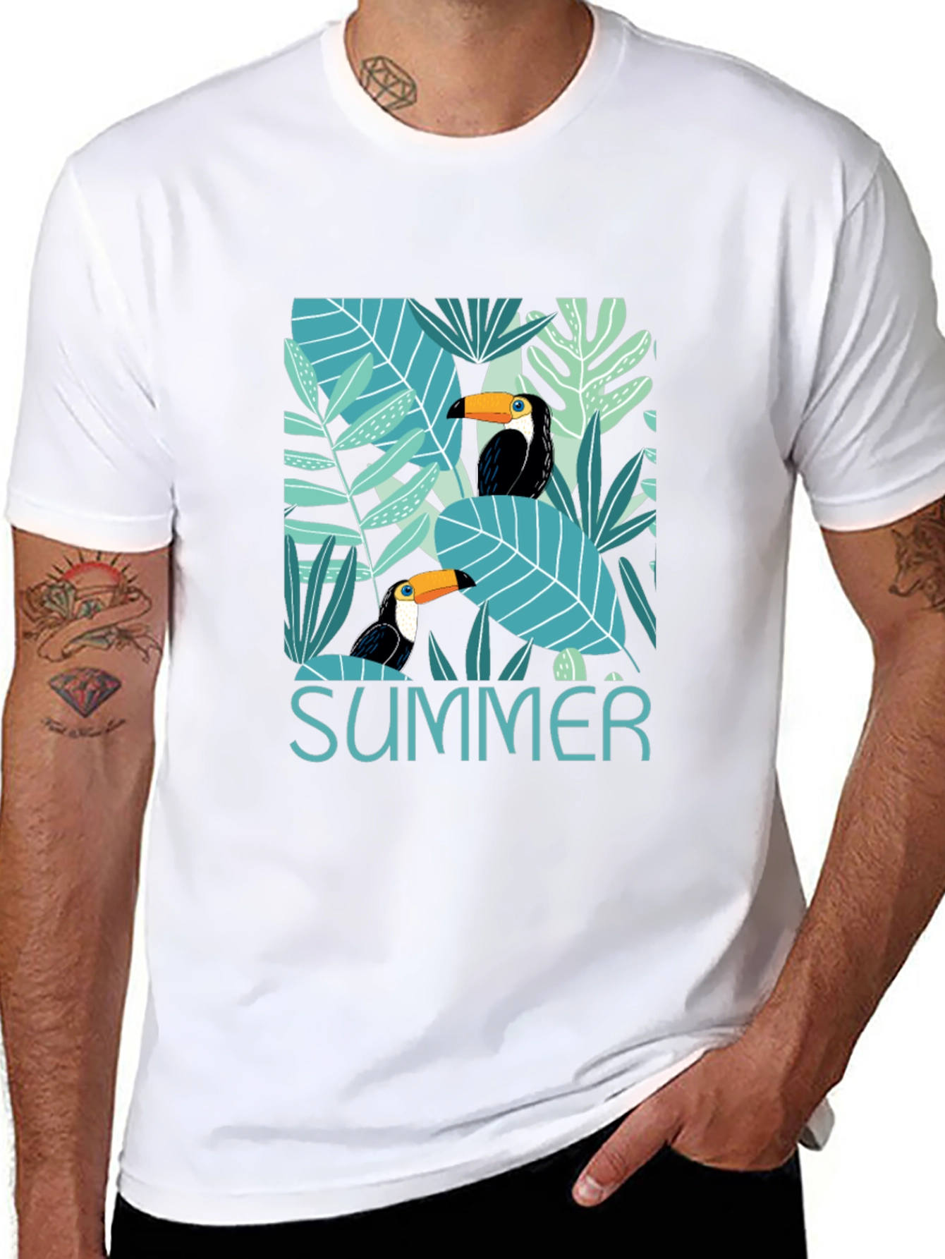 Tropical Toucan Summer T-Shirt