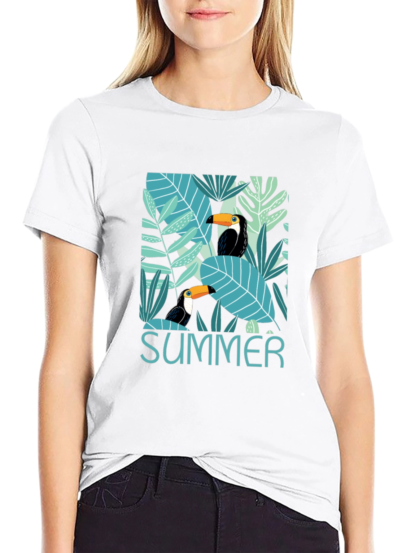 Tropical Toucan Summer T-Shirt