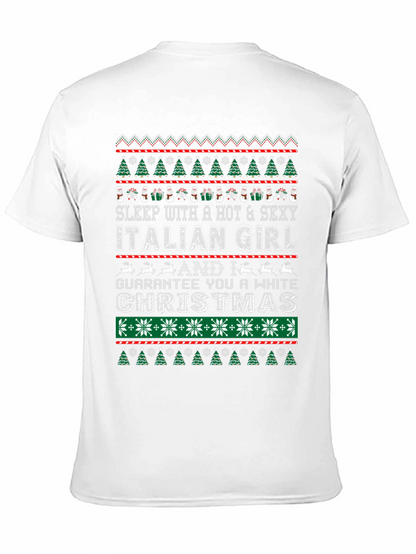 Funny Christmas Italian Girl T-Shirt