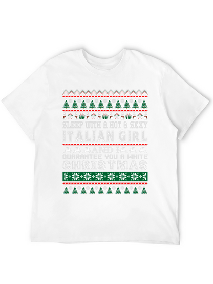 Funny Christmas Italian Girl T-Shirt