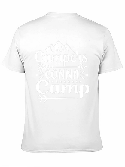 Campers Gonna Camp Graphic Tee - Black