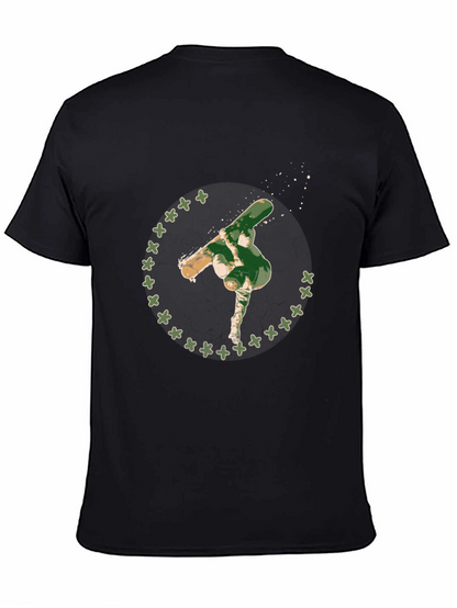 Skateboarding Art T-Shirt - Unique Graphic Tee