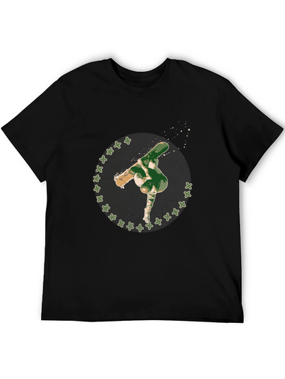 Skateboarding Art T-Shirt - Unique Graphic Tee