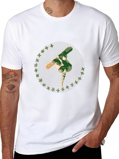 Skateboarding Art T-Shirt - Unique Graphic Tee