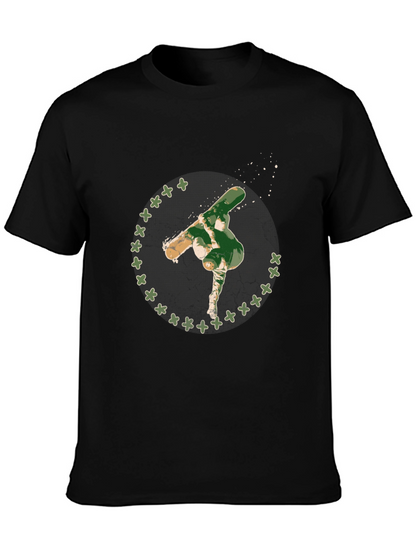 Skateboarding Art T-Shirt - Unique Graphic Tee