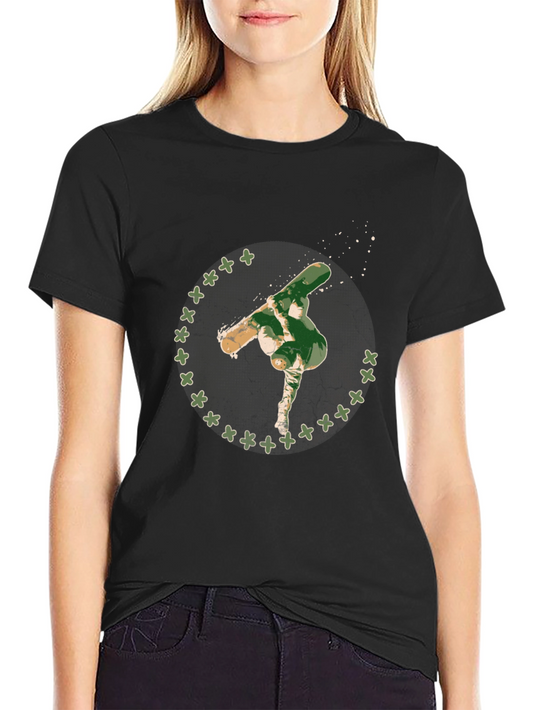 Skateboarding Art T-Shirt - Unique Graphic Tee
