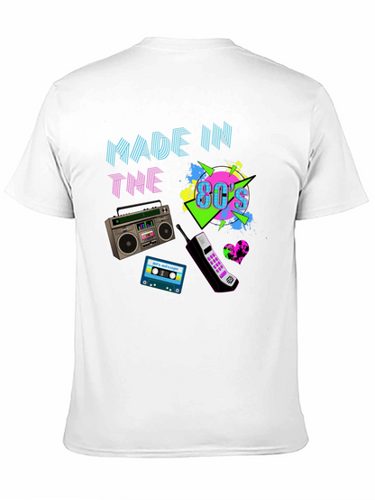 Made in the 80s T-Shirt Retro Boombox Cassette