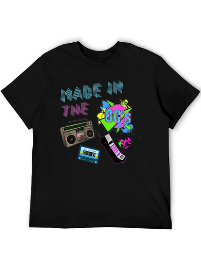 Made in the 80s T-Shirt Retro Boombox Cassette