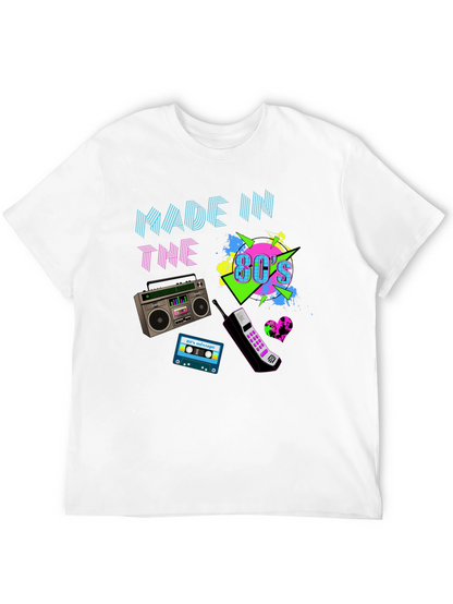 Made in the 80s T-Shirt Retro Boombox Cassette