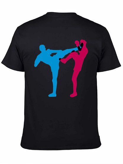 Karate Kick Graphic Tee - Black T-Shirt