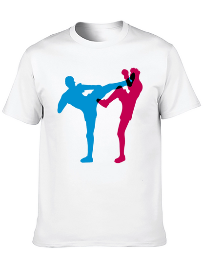 Karate Kick Graphic Tee - Black T-Shirt