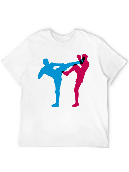 Karate Kick Graphic Tee - Black T-Shirt