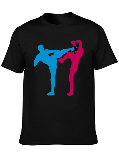 Karate Kick Graphic Tee - Black T-Shirt
