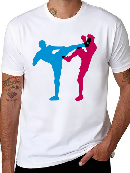 Karate Kick Graphic Tee - Black T-Shirt