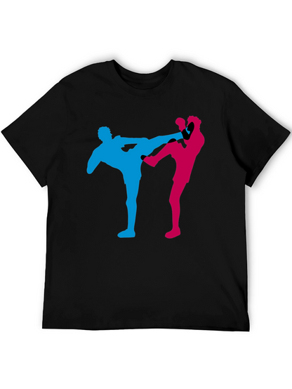 Karate Kick Graphic Tee - Black T-Shirt