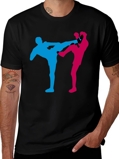 Karate Kick Graphic Tee - Black T-Shirt
