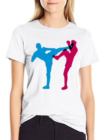 Karate Kick Graphic Tee - Black T-Shirt
