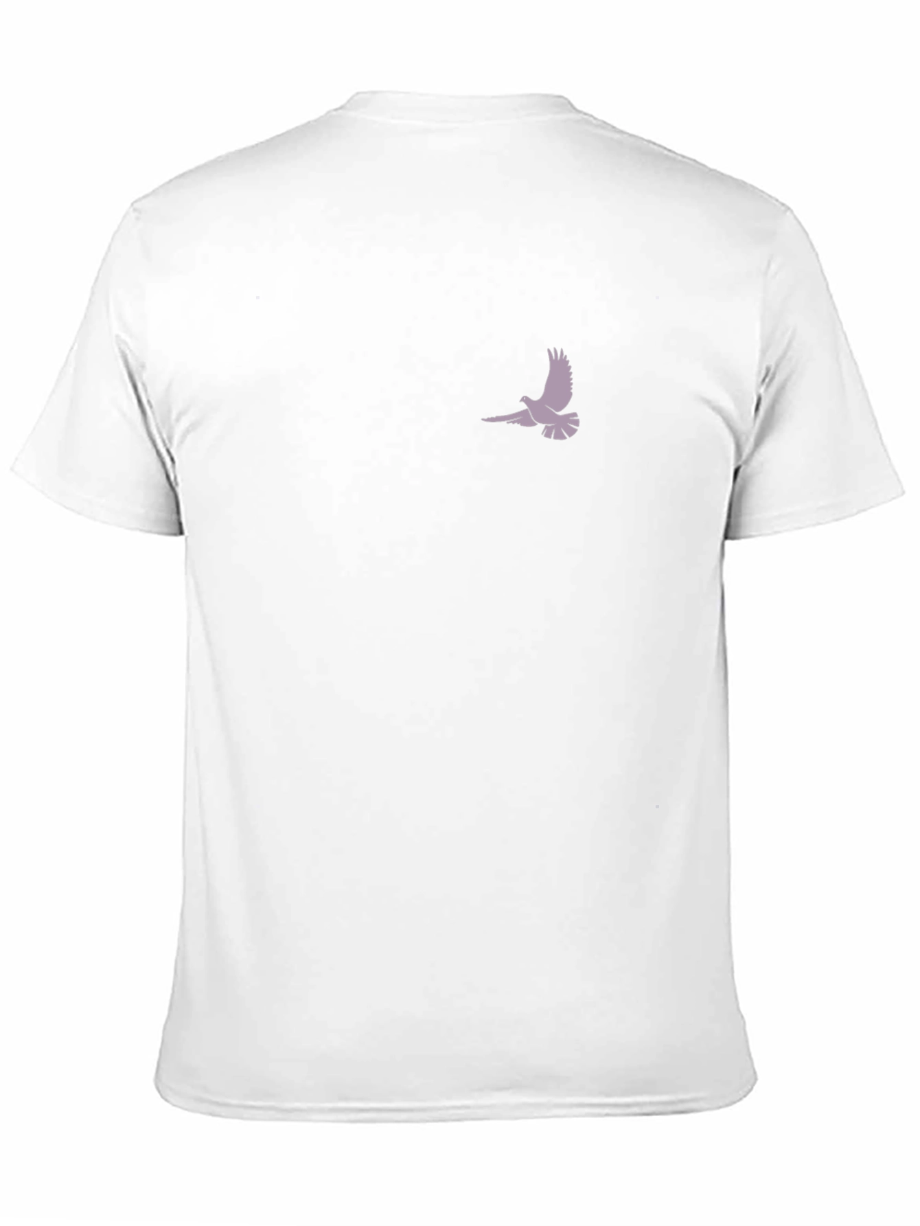 Black T-Shirt with Dove Graphic