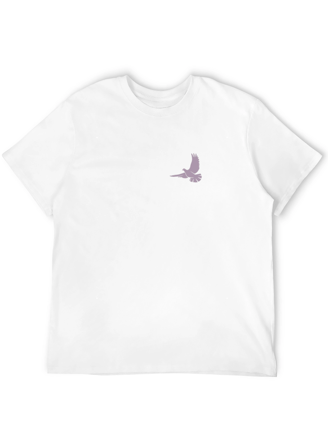 Black T-Shirt with Dove Graphic