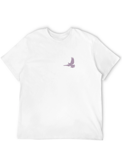 Black T-Shirt with Dove Graphic