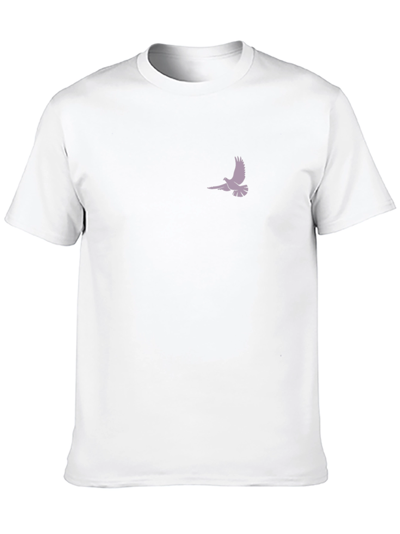 Black T-Shirt with Dove Graphic