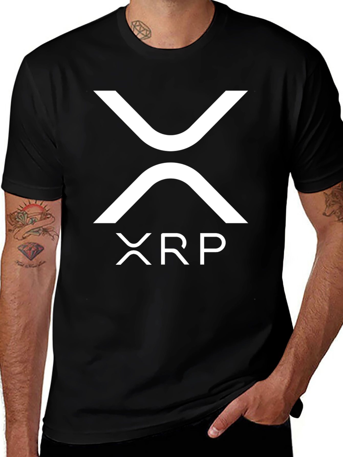 XRP Logo T-Shirt - Crypto Enthusiast Apparel
