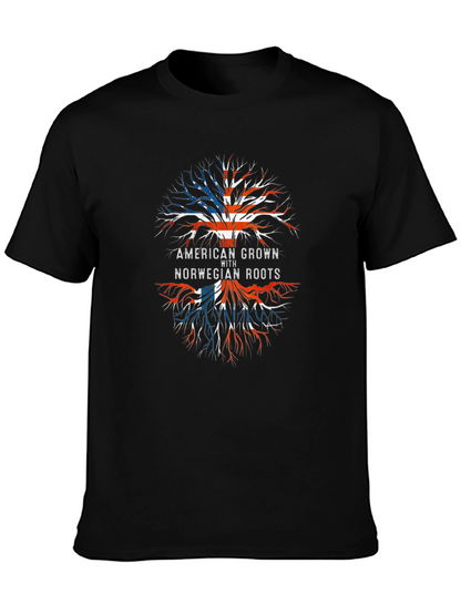 American Grown with Norwegian Roots Tee