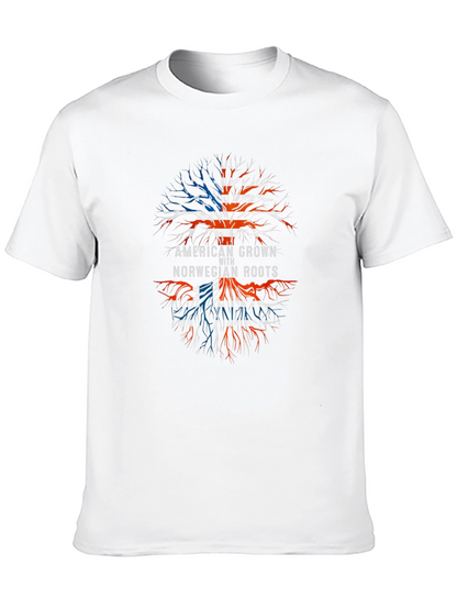 American Grown with Norwegian Roots Tee