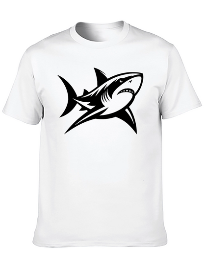 Shark Graphic Tee - Mens Black T-Shirt