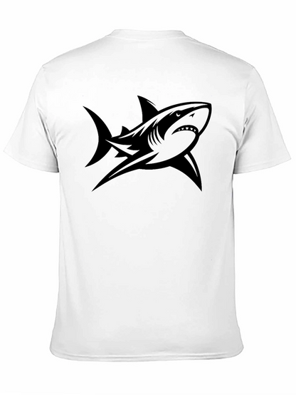 Shark Graphic Tee - Mens Black T-Shirt