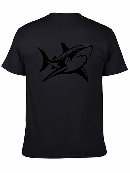 Shark Graphic Tee - Mens Black T-Shirt