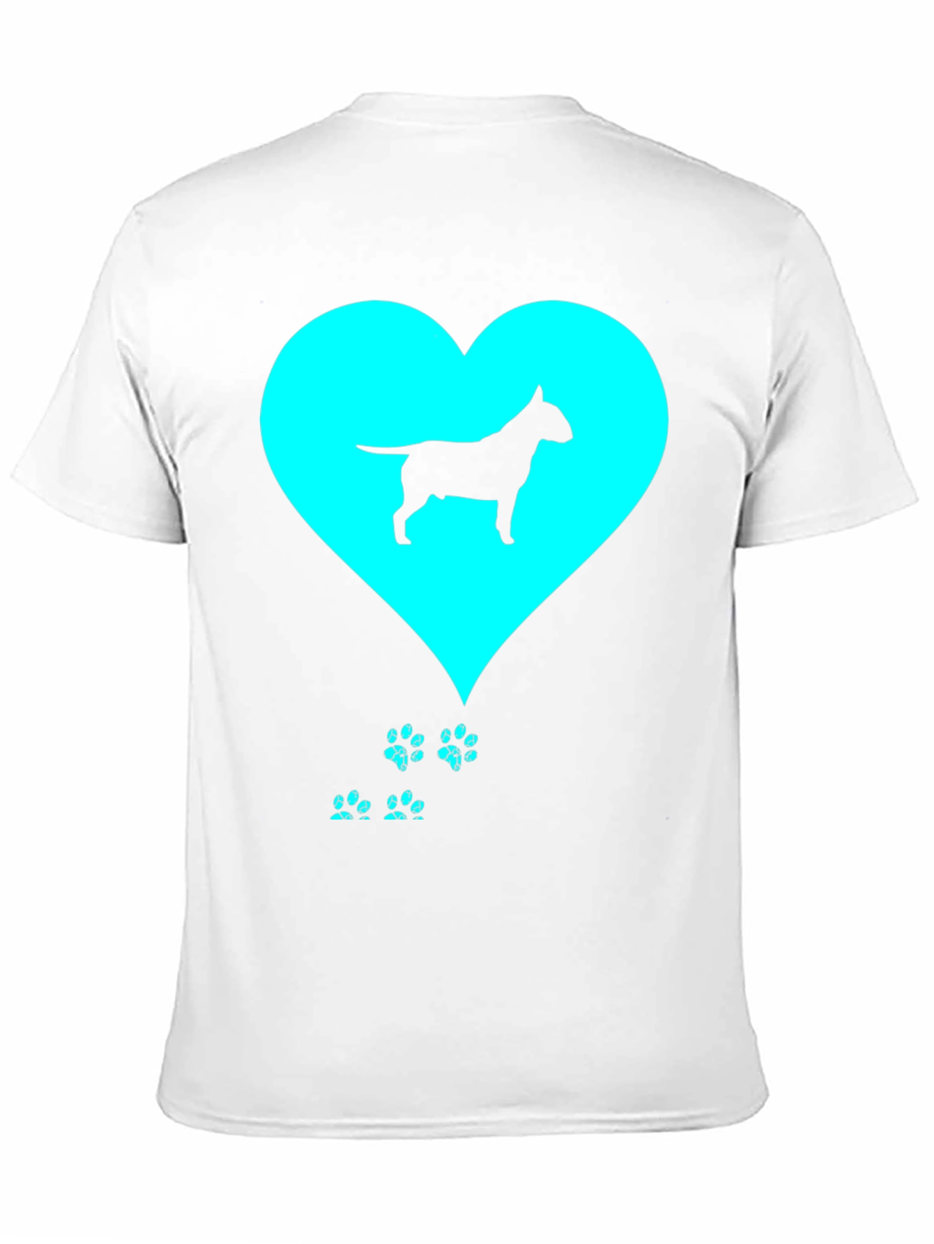Bull Terrier Love Black T-Shirt