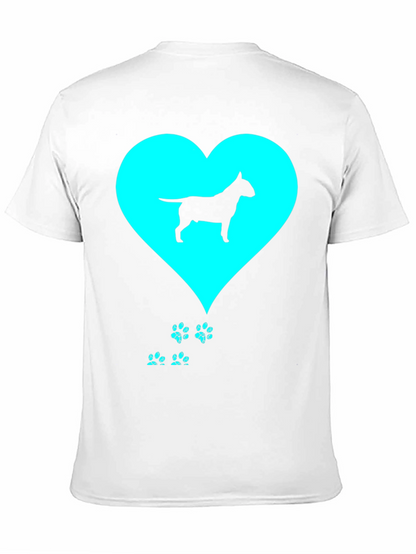 Bull Terrier Love Black T-Shirt