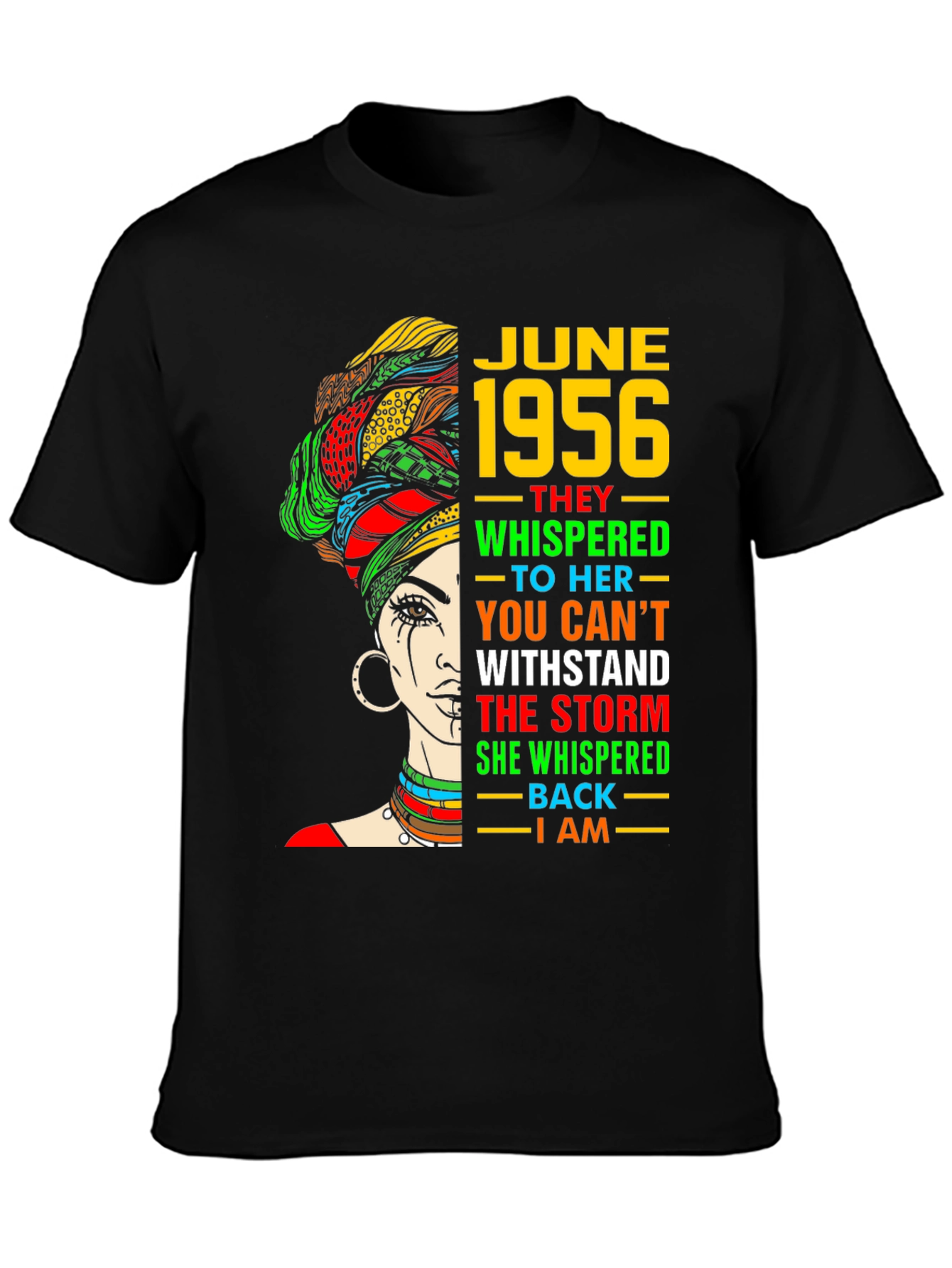 June 1956 Black Woman T-Shirt