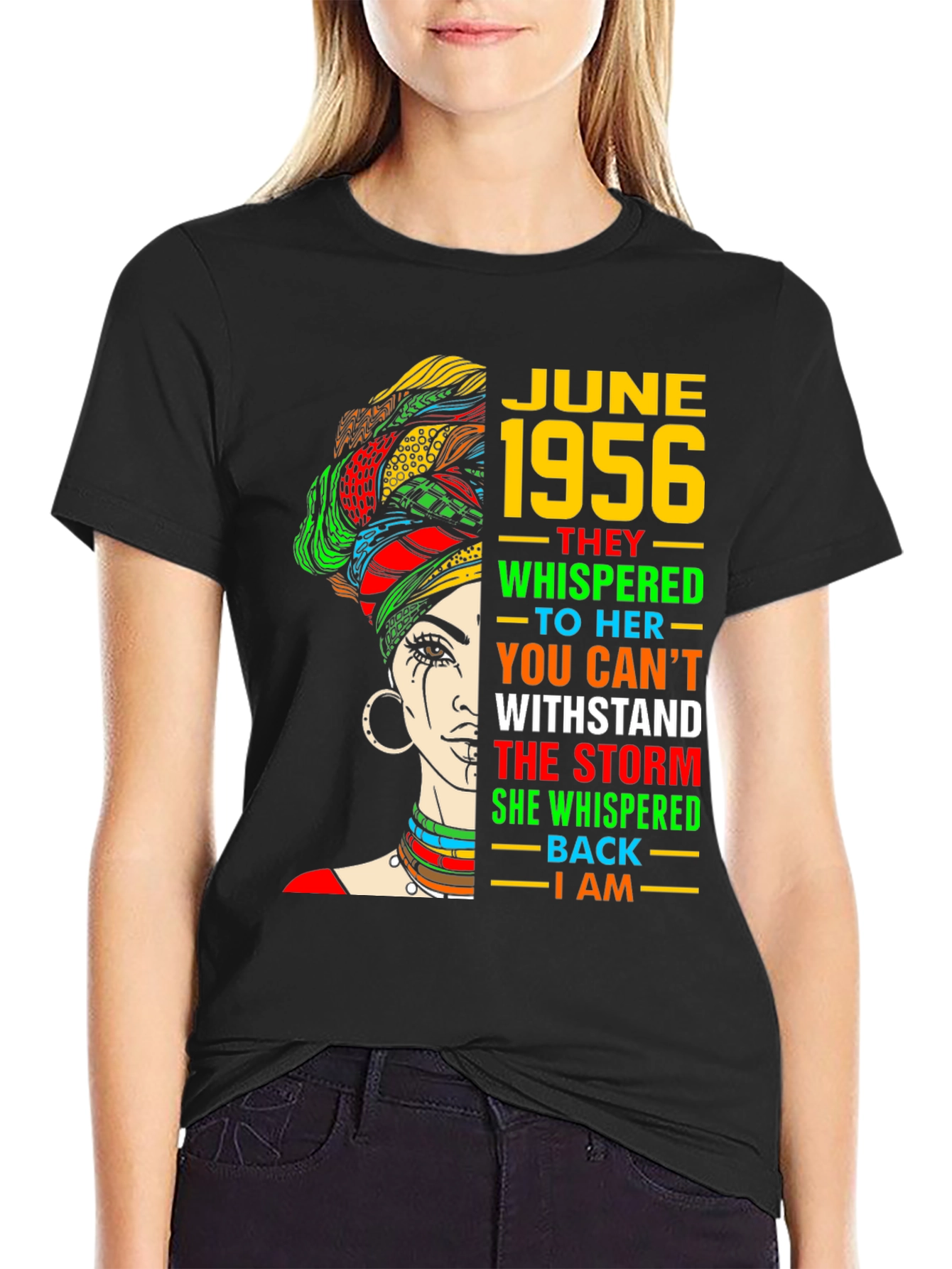 June 1956 Black Woman T-Shirt
