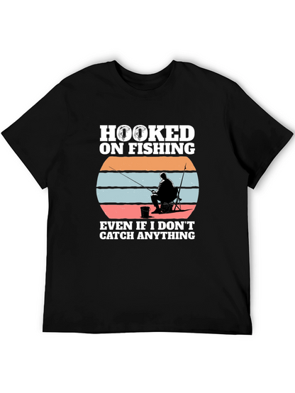 Hooked on Fishing Graphic Tee