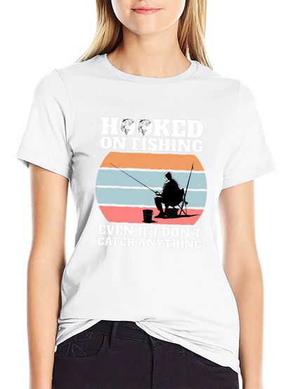 Hooked on Fishing Graphic Tee