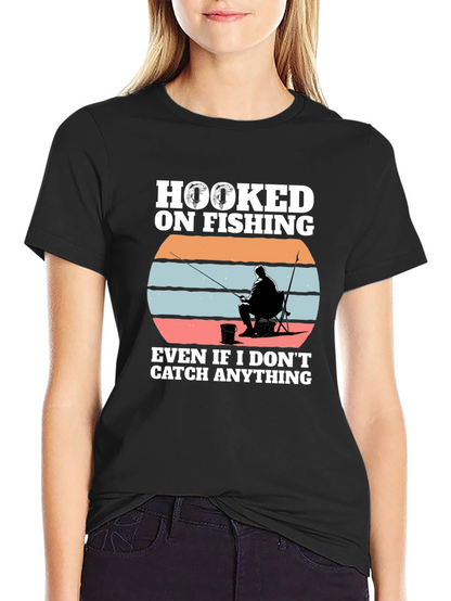 Hooked on Fishing Graphic Tee