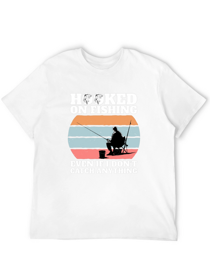 Hooked on Fishing Graphic Tee