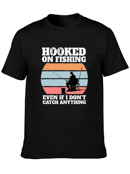 Hooked on Fishing Graphic Tee