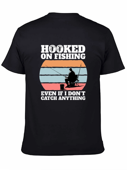 Hooked on Fishing Graphic Tee
