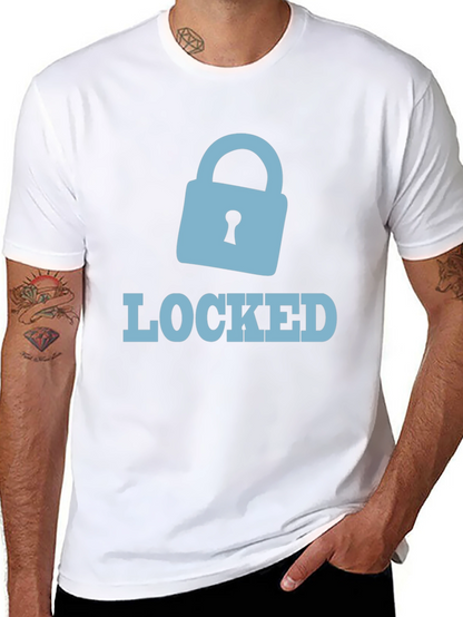Locked Graphic Tee - Secure Style