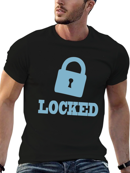 Locked Graphic Tee - Secure Style