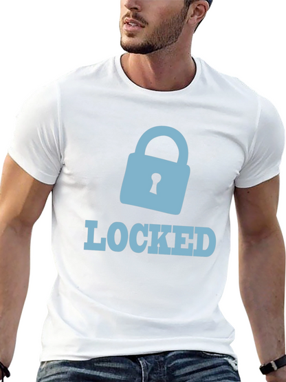Locked Graphic Tee - Secure Style