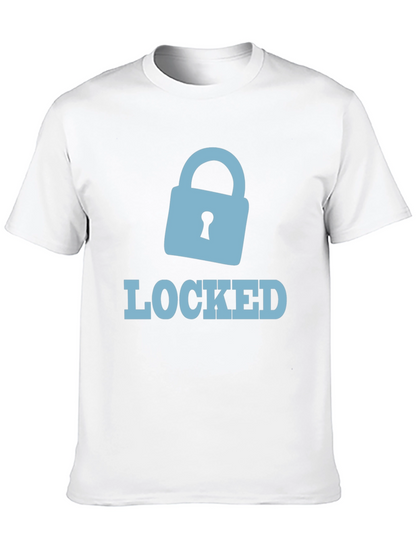 Locked Graphic Tee - Secure Style