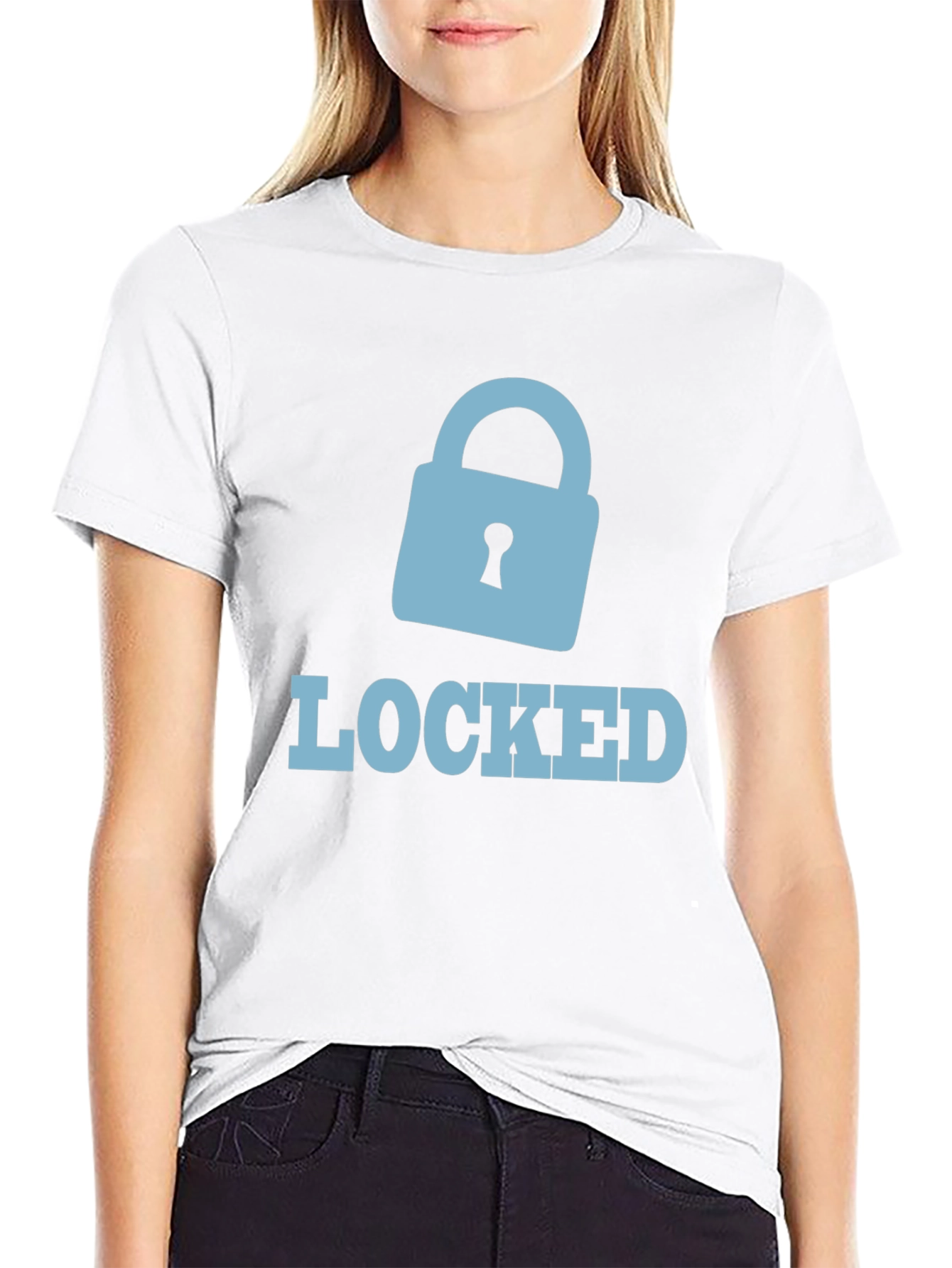 Locked Graphic Tee - Secure Style